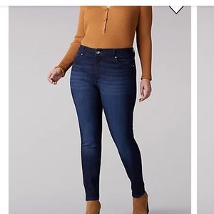 Lee Sculpting Slim Fit Skinny Jean Plus Nightingale 18 Tall